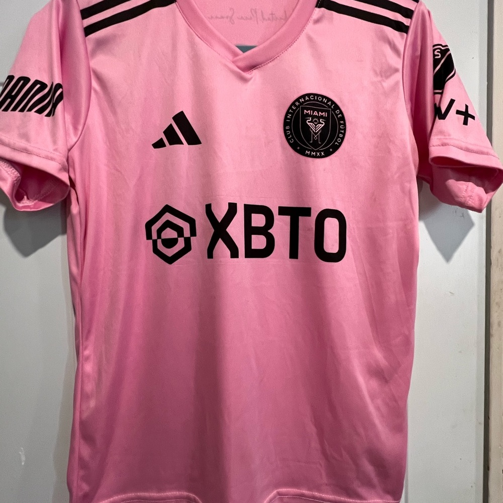 adidas Pink & Black Inter Miami XBTO Soccer Jersey